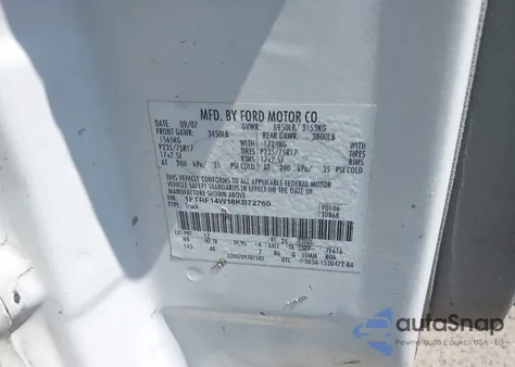 2008 Ford F-150 Stx/Xl/Xlt from USA, damaged, VIN 1FTRF14W18KB72760